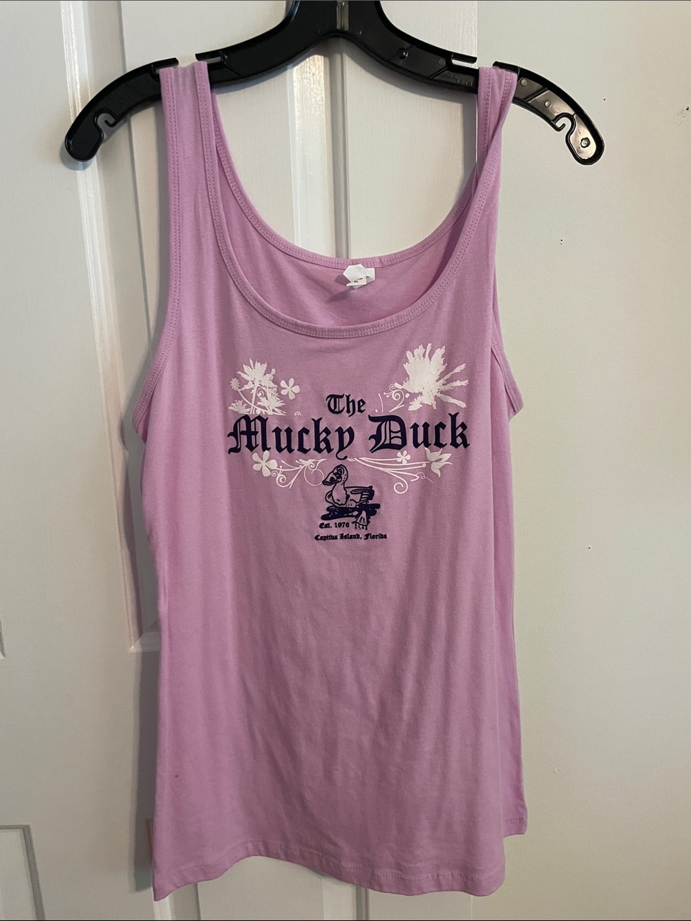 The Mucky Duck Lavender Graphic Tank Top